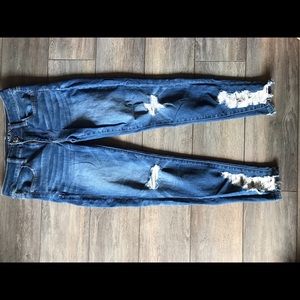 American Eagle ripped skinny jeans